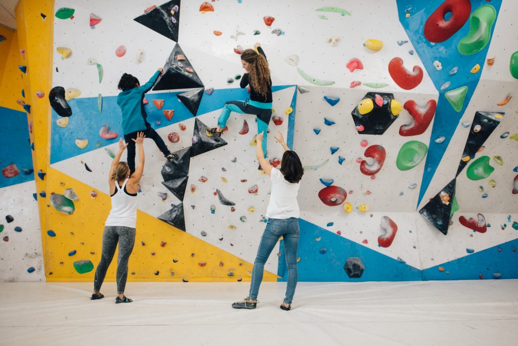 Escalada Mujer Emociones